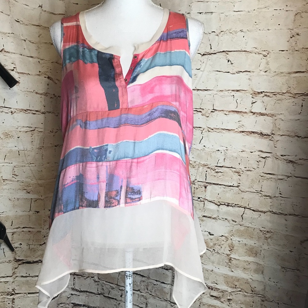 B-2#25 Simply Vera tunic sleeveless